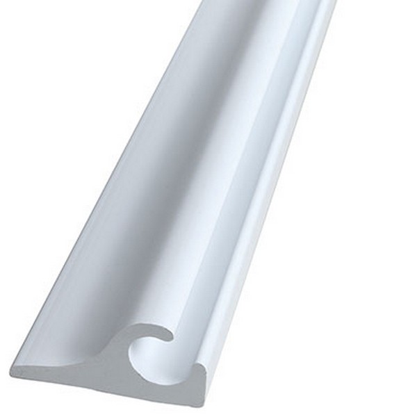 AWNING RAIL PVC WHITE 12' 15PC/PK - Awning Rails