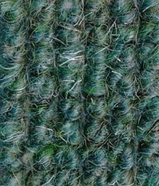 Square Weave Green Wool Carpet - All