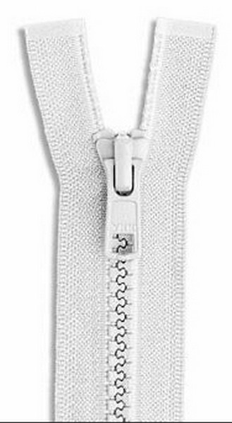 YKKr Zipper #10 White 78 Inch Dbl Slide - All