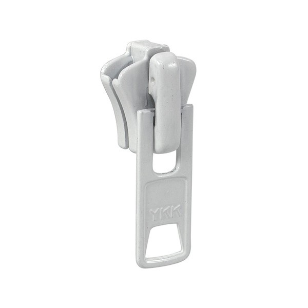 YKKr #10 White SPsliders Locking 50PC - Enameled Metal Sliders