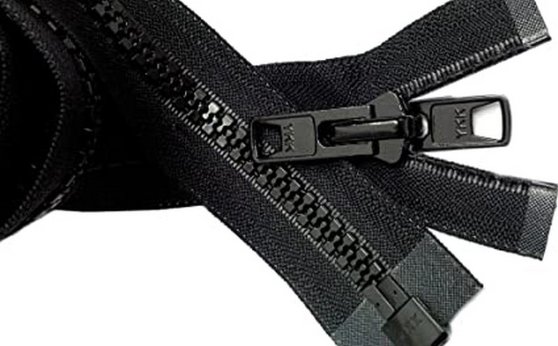 YKK&reg; Zipper #10 Black 48 Inch Dbl Slide - Zippers