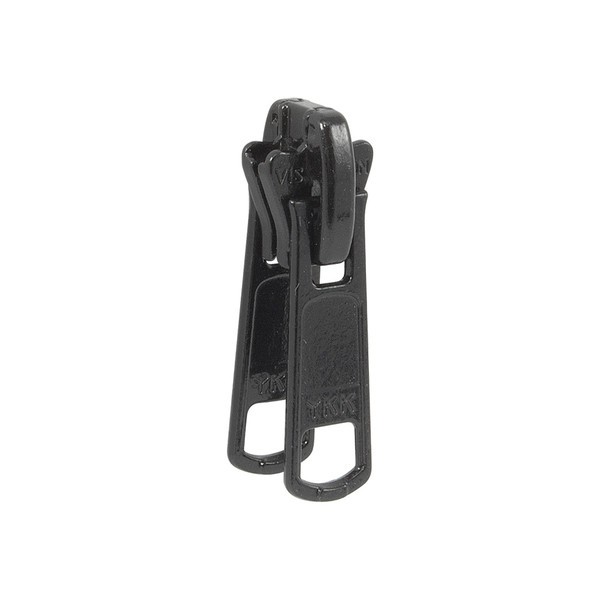 YKK® #5 Black D.p.sliders Locking 50PC - Enameled Metal Sliders