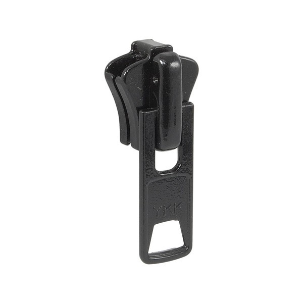 YKKr #10 Black SPsliders Locking 50PCS - Enameled Metal Sliders