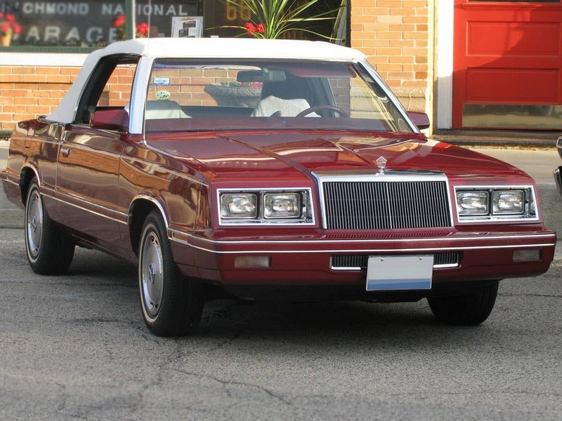 Top Front Section Only Chrysler Lebaron/ - Replacement Convertible Tops & Pads