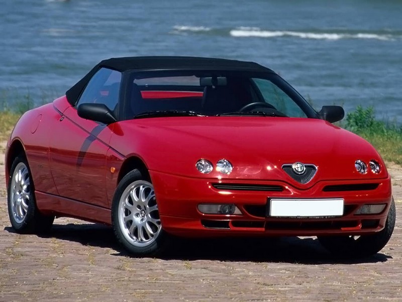 Top Front Section Only Alfa Spider 95- - Replacement Convertible Tops & Pads