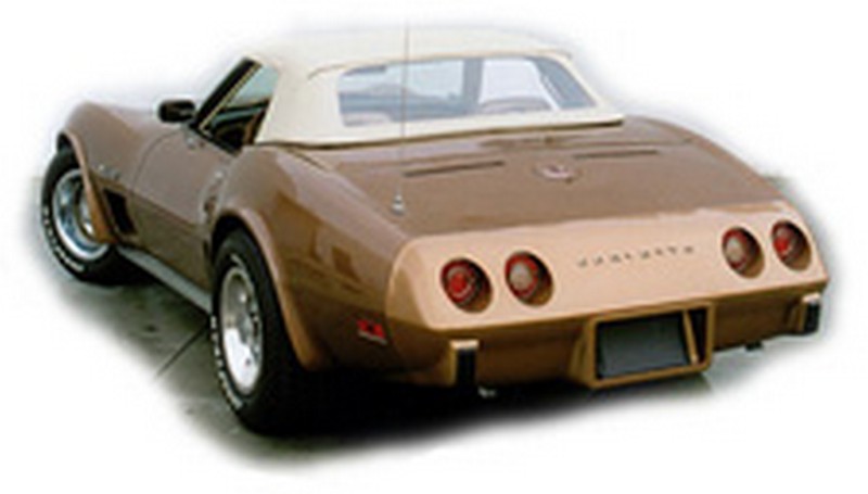 Top Complete Plastic Wndw Corvette Sting - Replacement Convertible Tops & Pads