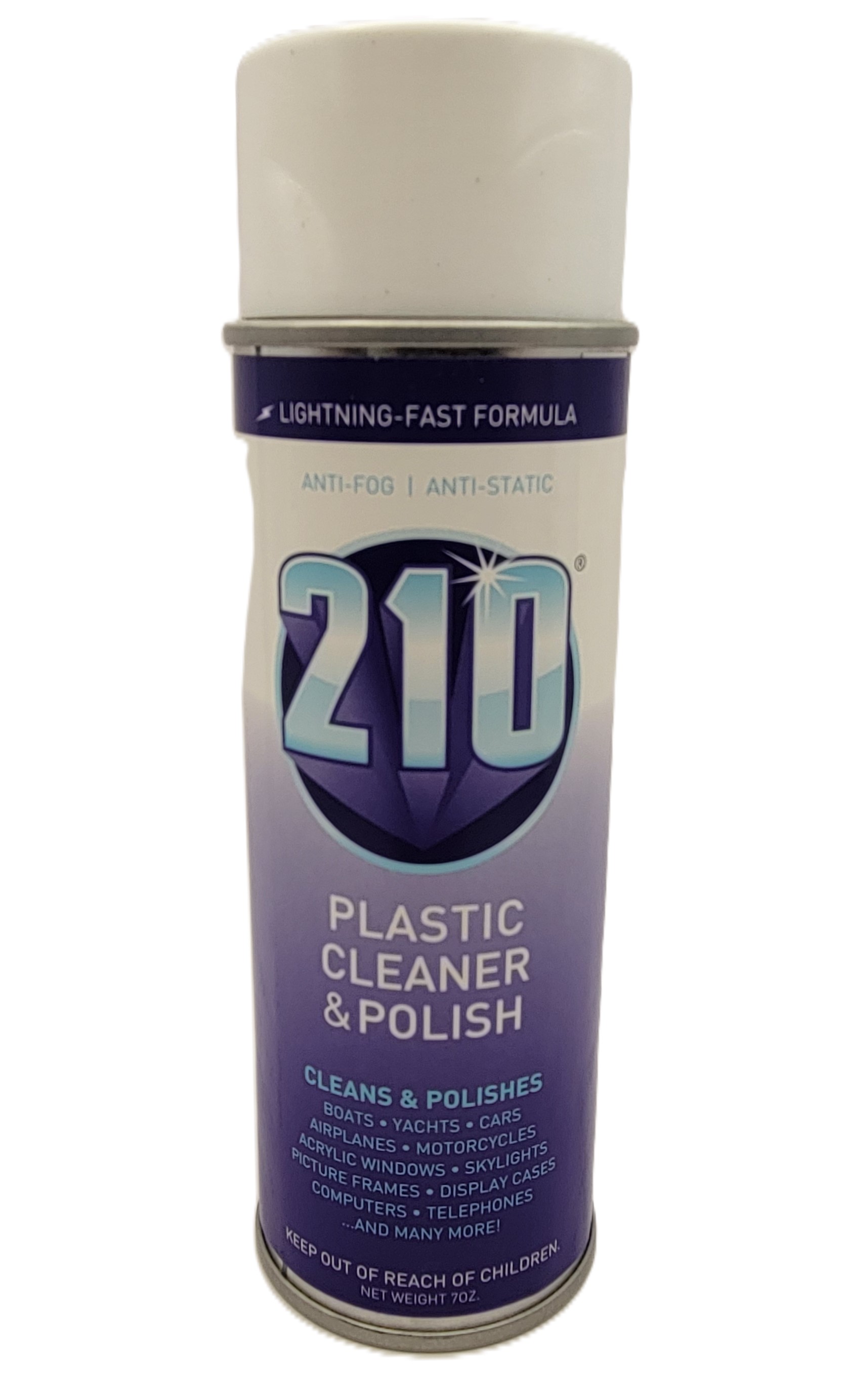 Plastic Cleaner And Polish 7oz Spray Can - Cleaners & Protectants
