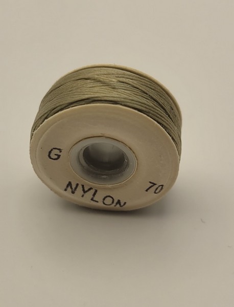 V-Bobbins Natural G-69 72PC/BX - Vylon Shell Bobbins