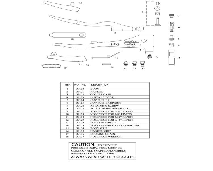 Marson Screw Retainer - All