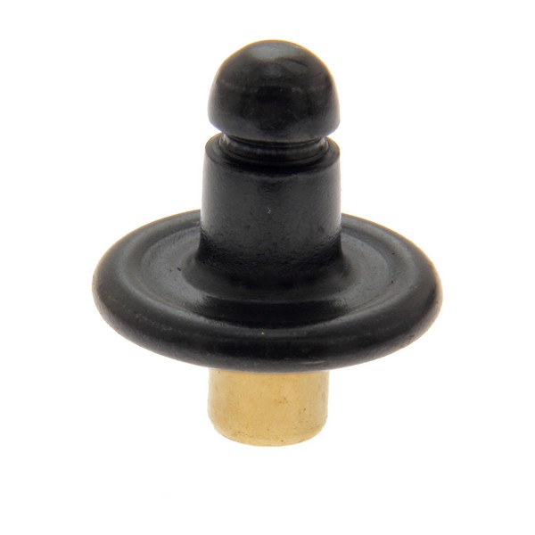 16358 LTD Stud .200IN Gov Black 1000PC/B - Government Black Curtain Fasteners