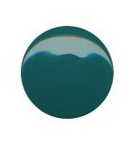 10128 Teal Green Enamel Cap 100PC/Bx - Enameled Caps