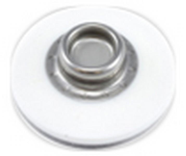 YKK® SNAD® Flexible Stud Adh White 25mm - Snap Fasteners