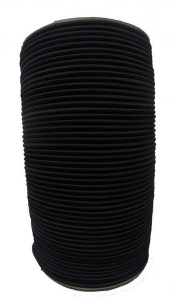 Shock Cord 3/16IN Black 100 FT/RL - Hardware & Accessories