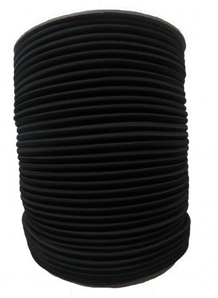 Shock Cord 5/16IN Black 100 FT/RL - Hardware & Accessories
