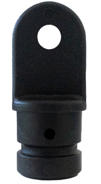 7/8IN Inside Eye End-Black 20PC/Bag - Nylon Fittings & Accessories