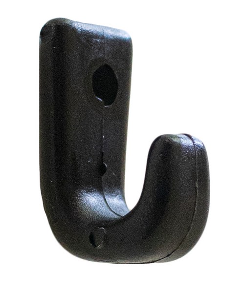 Lash Hook1-Hole -Black 20PC/Bag - Nylon Fittings & Accessories