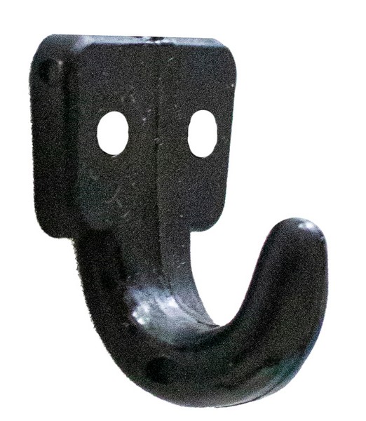 Lash Hook 2-Hole Black 20PC/Bag - Nylon Fittings & Accessories