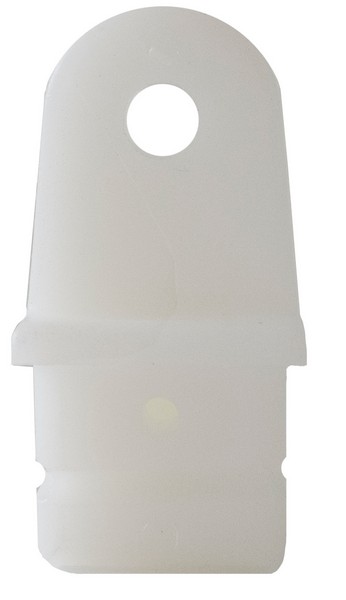 1IN Square Eye End Natural 20PC/Bag - Nylon Fittings & Accessories