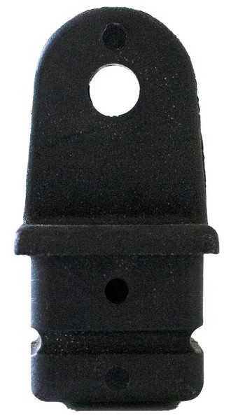 Eye End 1IN Square Black 20PC/Bag - Nylon Fittings & Accessories