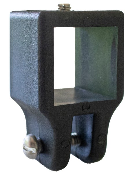 1IN Square Jaw Slide Blk 20PC/Bag - Nylon Fittings & Accessories