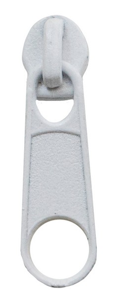 #4.5 White SP Coil Sliders 50PC/Bx - Coil Chain Zippers