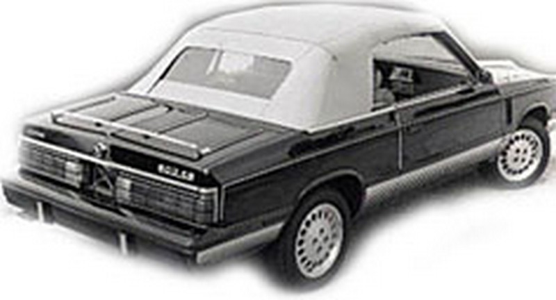 Top Front Section Only Chrysler Lebaron/ - Replacement Convertible Tops & Pads