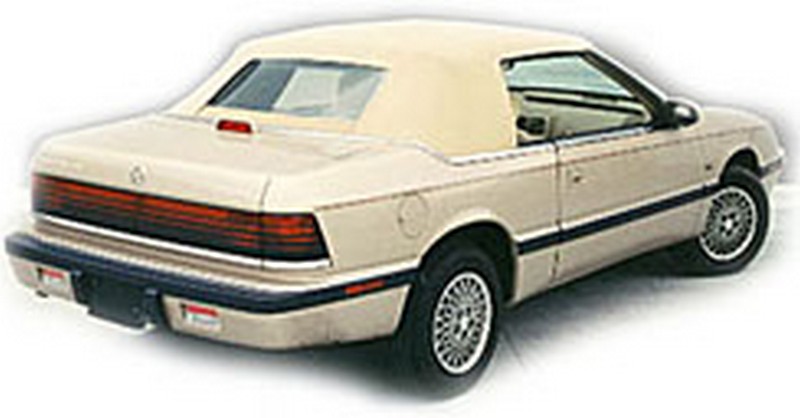 Top Front Section Only Chrysler Lebaron - Replacement Convertible Tops & Pads