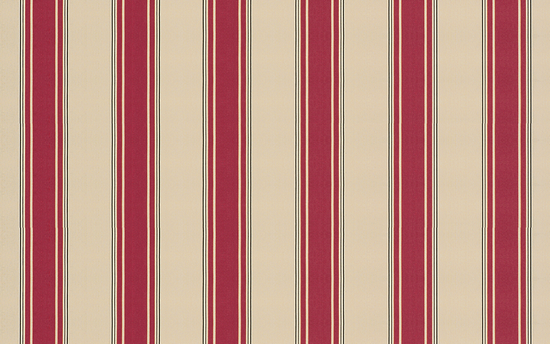 Tempotest Stripe Cranberry/Forest - Tempotest Awning Fabrics