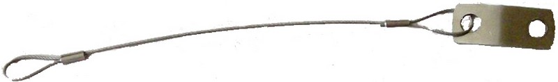 2 Loop Lanyard W/Tab 100PC/Bx - Metal Fittings & Accessories
