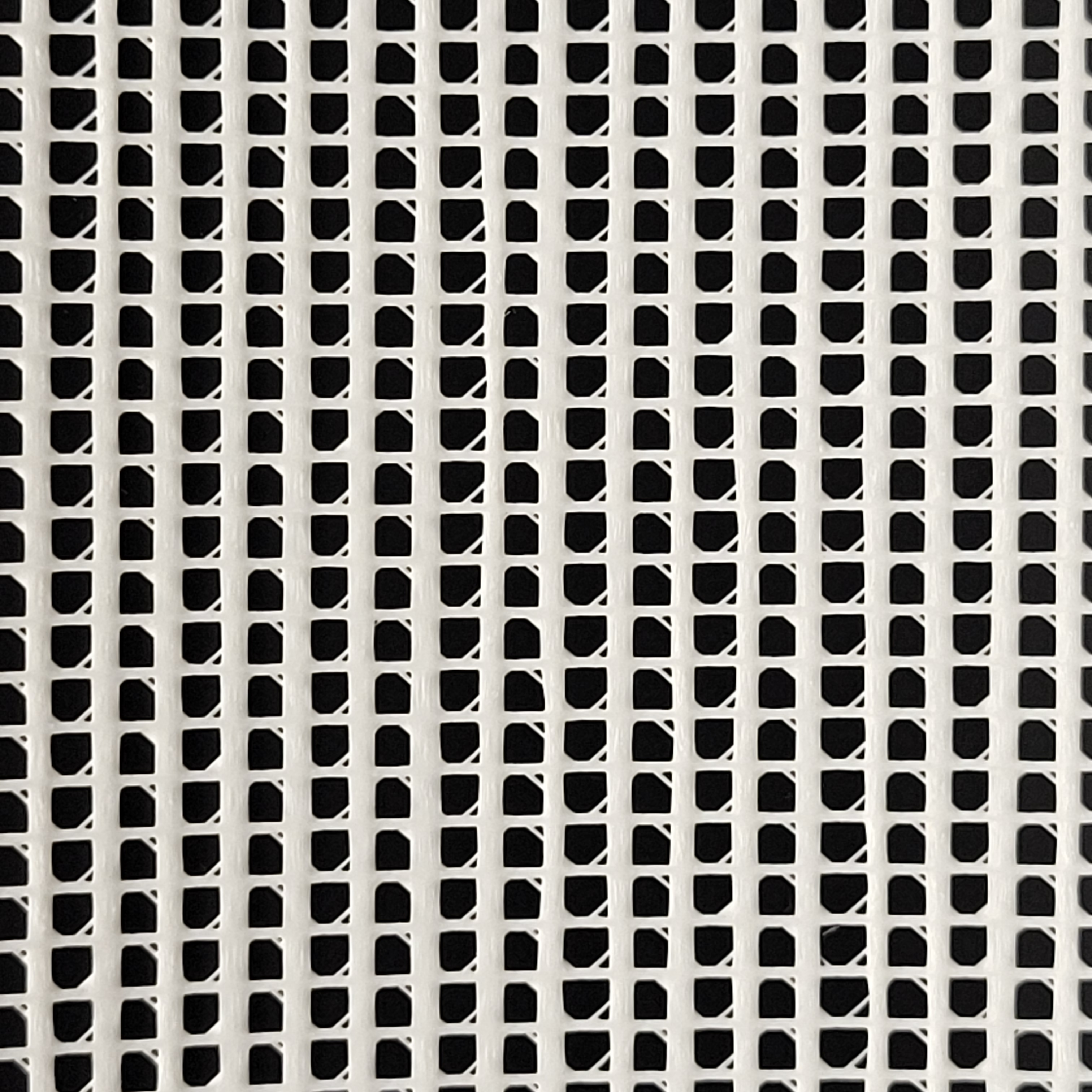 Coated Mesh 9x9 White 62in - Clear Vinyl & Mesh