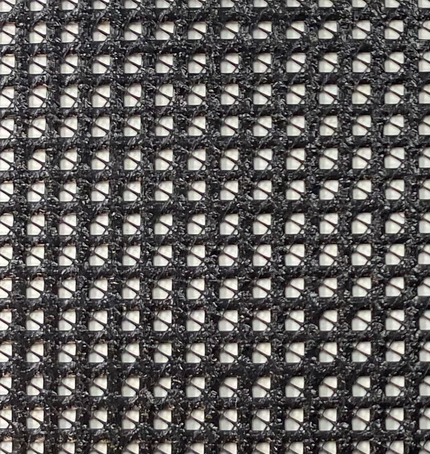 Coated Mesh 9x9 Black 62in - Clear Vinyl & Mesh