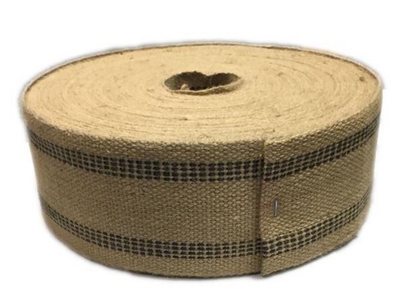 Webbing Furniture Jute 3-1/2in - Tack Strips, Hook and Loop, Webbing