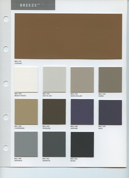 Breeze Sample Card Vendor - Marine Sample