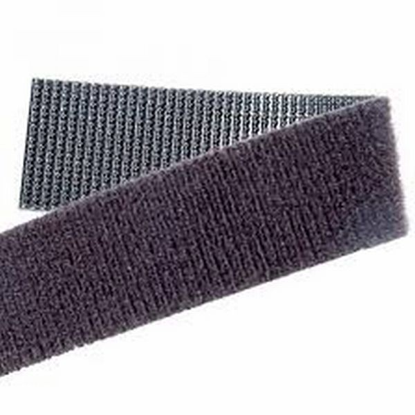 Velcro One Wrap 1in Black Full Roll Only - Hook & Loop