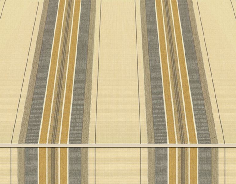 Tempotest Stripe Lemon Grey - Tempotest Awning Fabrics