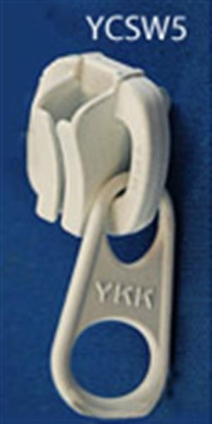 YKK® Zipper Coil # 5 Slides White - Zippers