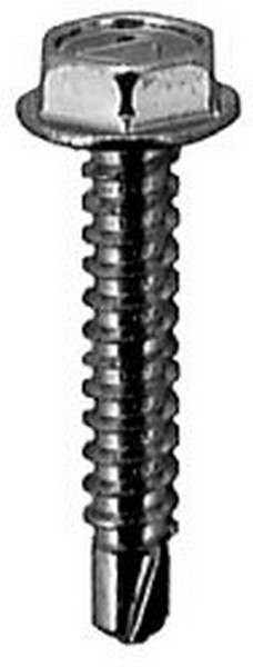Hex Washer Head Teks Screw #10 X 1 - All