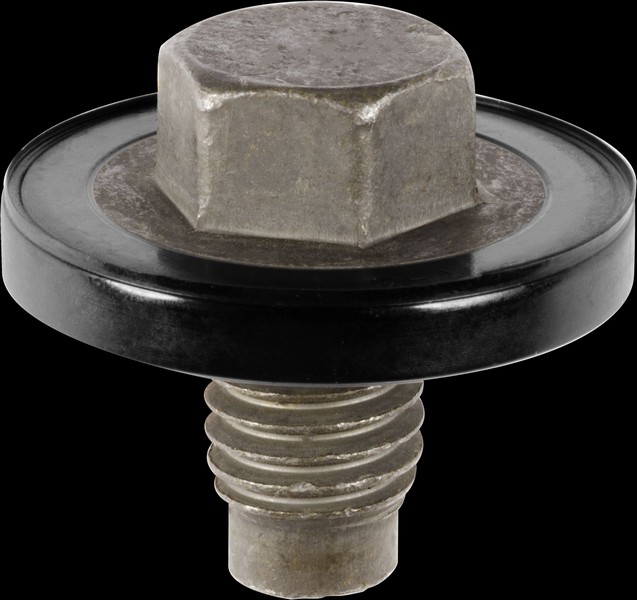 Ford Oil Drain Plug With Rubber Gasket - All