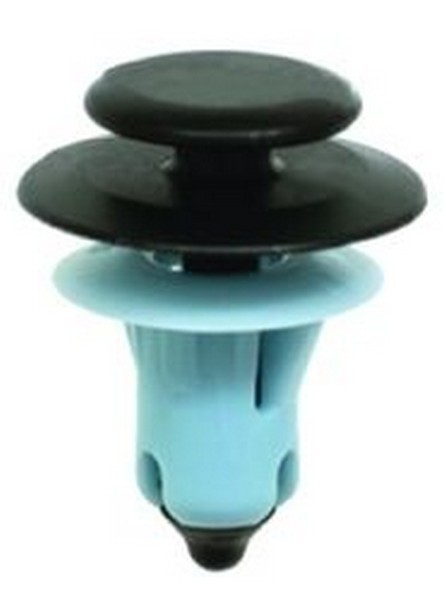 Ford Push-Type Retainer-Black/Blue Nylon - All