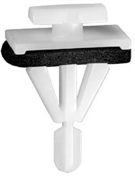 GM Moulding Clip - White Nylon - All