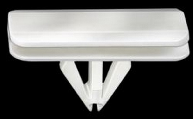Ford Moulding Clip White Nylon - All