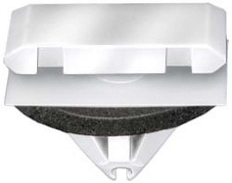GM Moulding Clip White Nylon - All