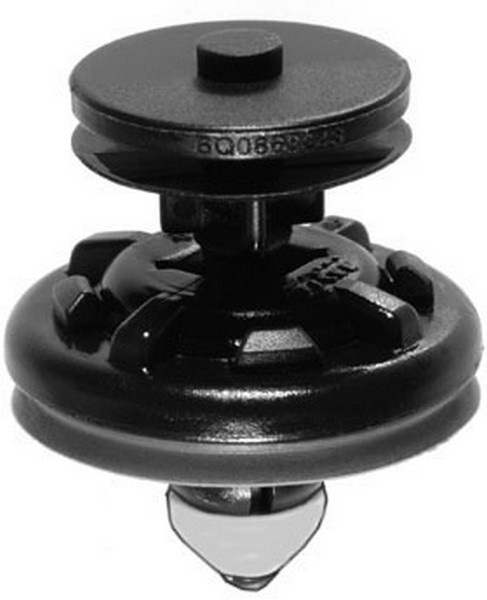 Volkswagen Push-Type Retainer Black Nylo - All