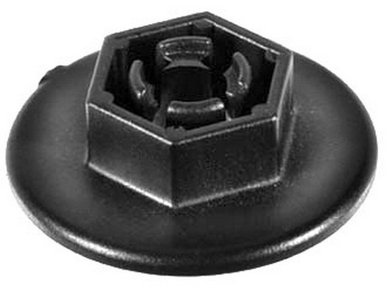 GM Retainer Nut Black Nylon - All