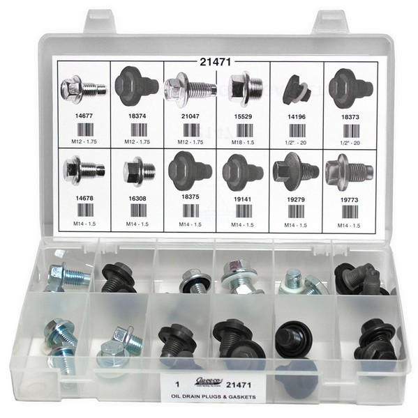Oil Drain Plugs & Gaskets Assortment - All