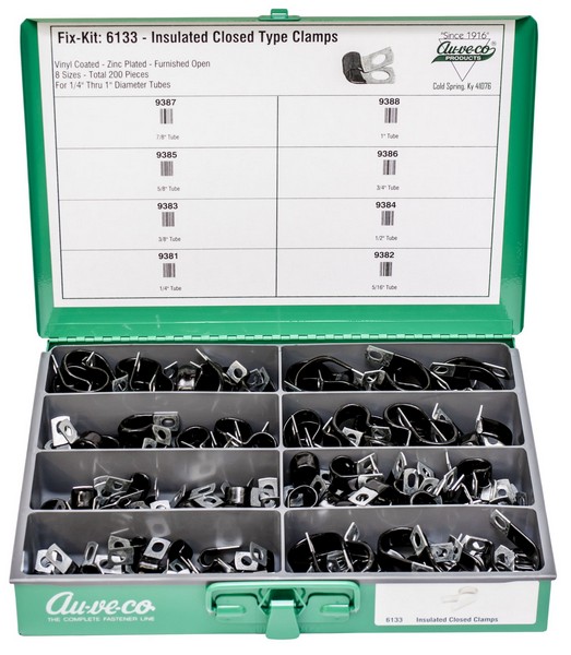 InsuLTD. Closed Clamps Vinyl Coated(200p - All
