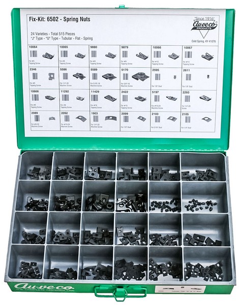 Tubular Flat U & J Nut Kit - All