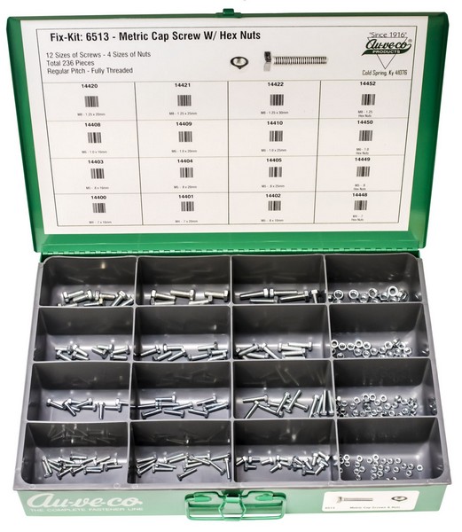 Metric Cap Screw And Nut Kit - All