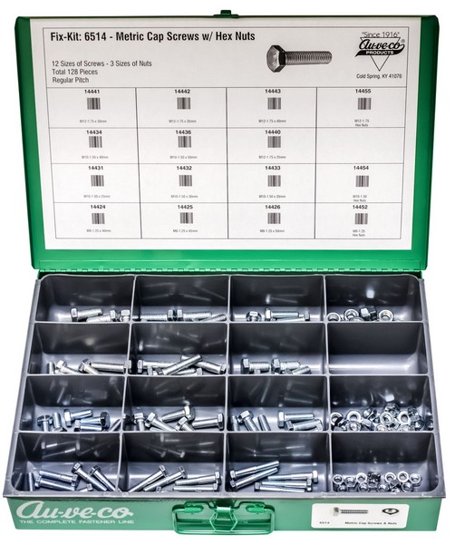 Metric Cap Screw And Nut Kit - All