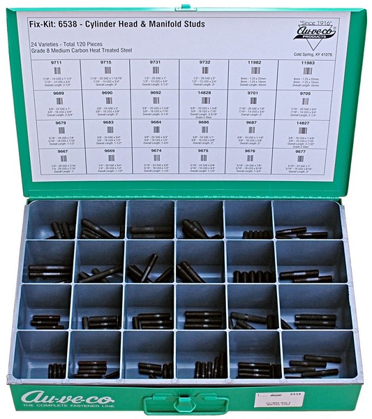 Cylinder Head & Manifold Stud Kit - All